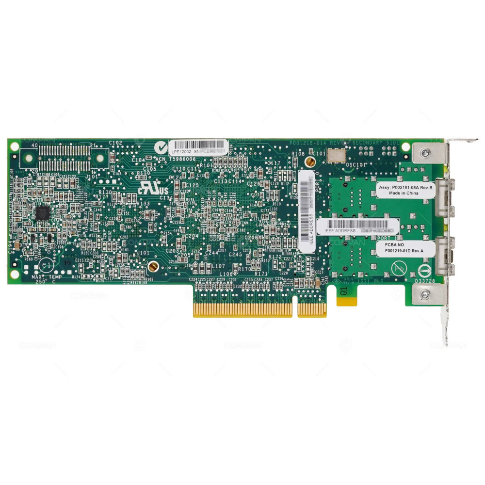 LPE12002 LP  FUJITSU EMULEX LPE12002 DUAL PORT 8GB SFP FC ADAPTER LOW PROFILE